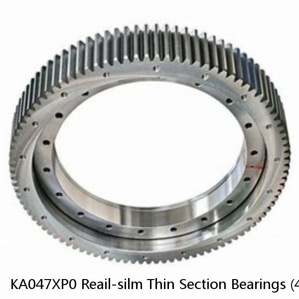 KA047XP0 Reail-silm Thin Section Bearings (4.75x5.25x0.25 Inch) Slewing Bearing