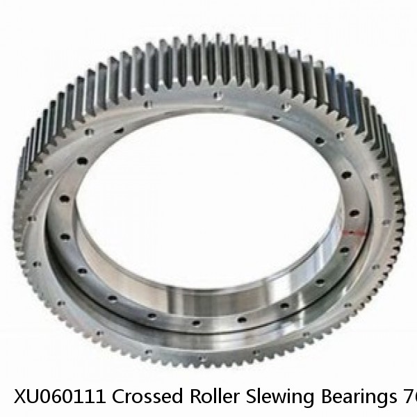 XU060111 Crossed Roller Slewing Bearings 76.2x145.79x15.87mm