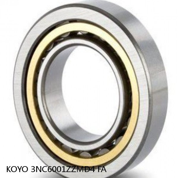 3NC6001ZZMD4 FA KOYO 3NC Hybrid-Ceramic Ball Bearing